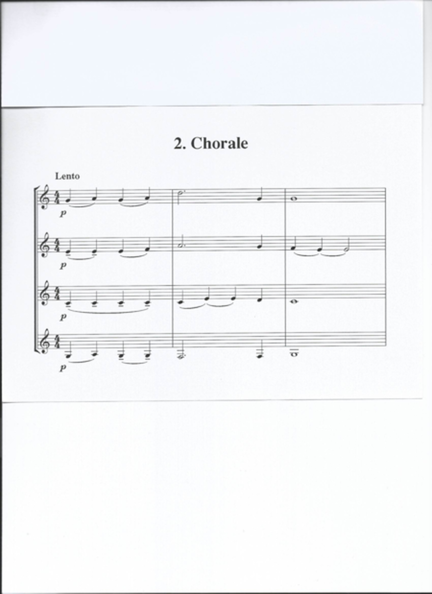 3 Bagatelles for Four Clarinets