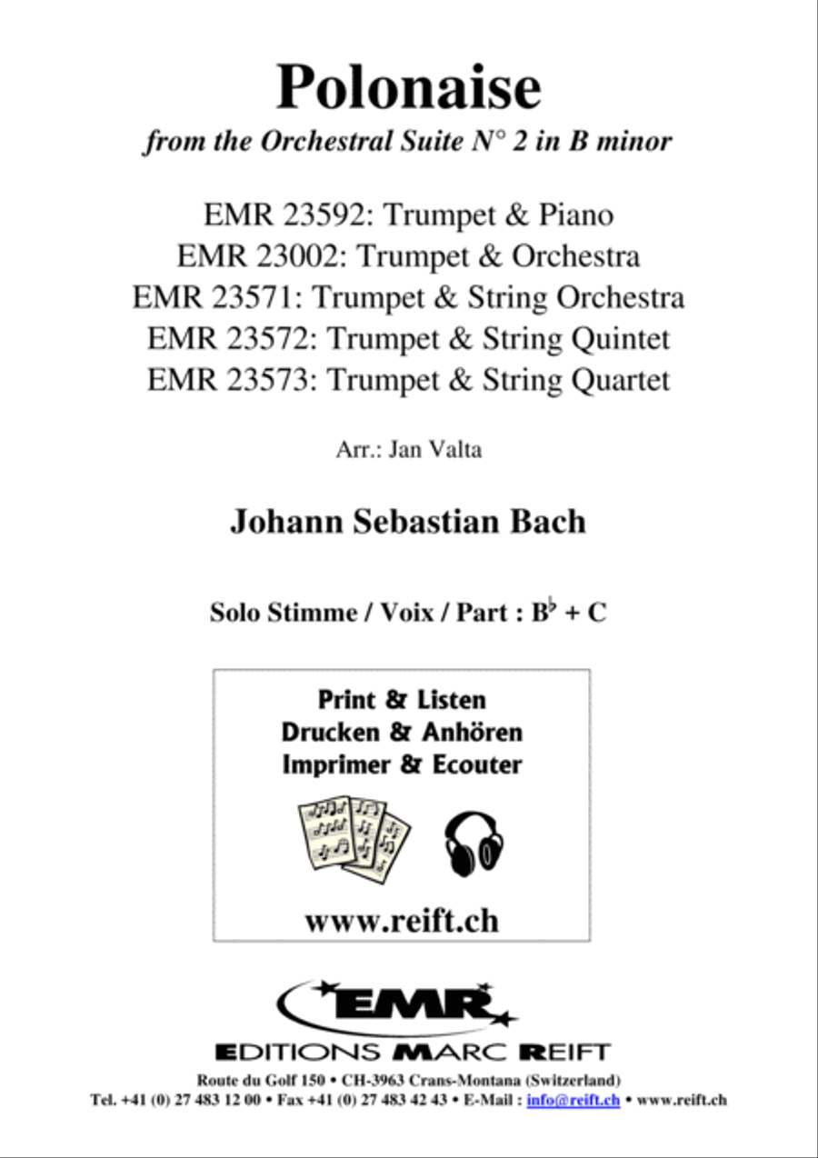 Polonaise Trumpet Solo scores gallery preview page 2