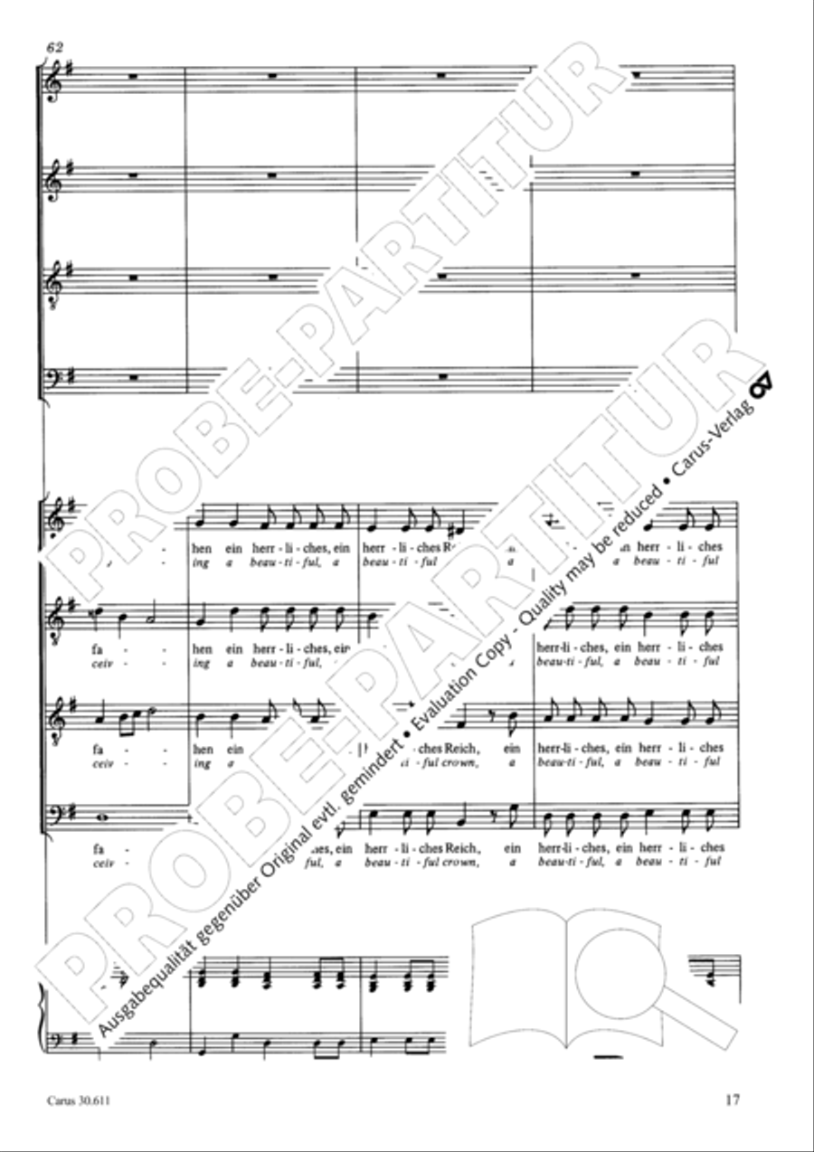 Keep what you have (Halt, was du hast) 4-Part scores gallery preview page 18