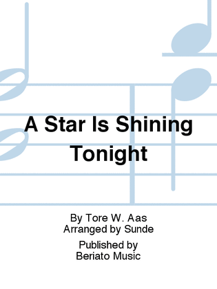 Book cover for A Star Is Shining Tonight