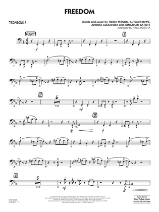 Freedom (arr. Paul Murtha) - Trombone 4