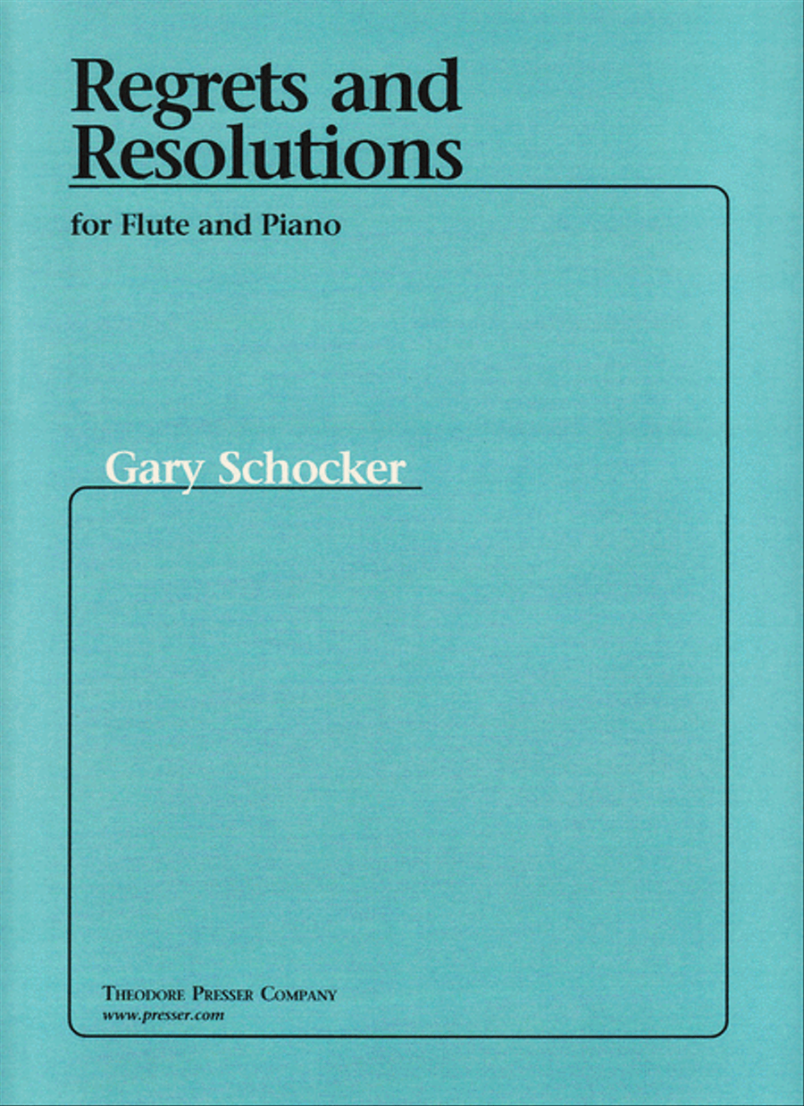 Regrets And Resolutions Chamber Music scores gallery preview page 1