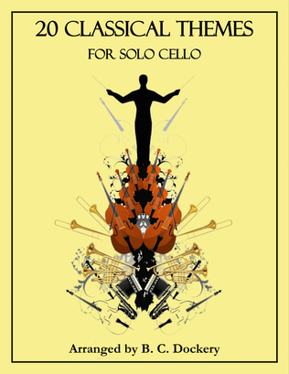 Book cover for 20 Classical Themes for Solo Cello