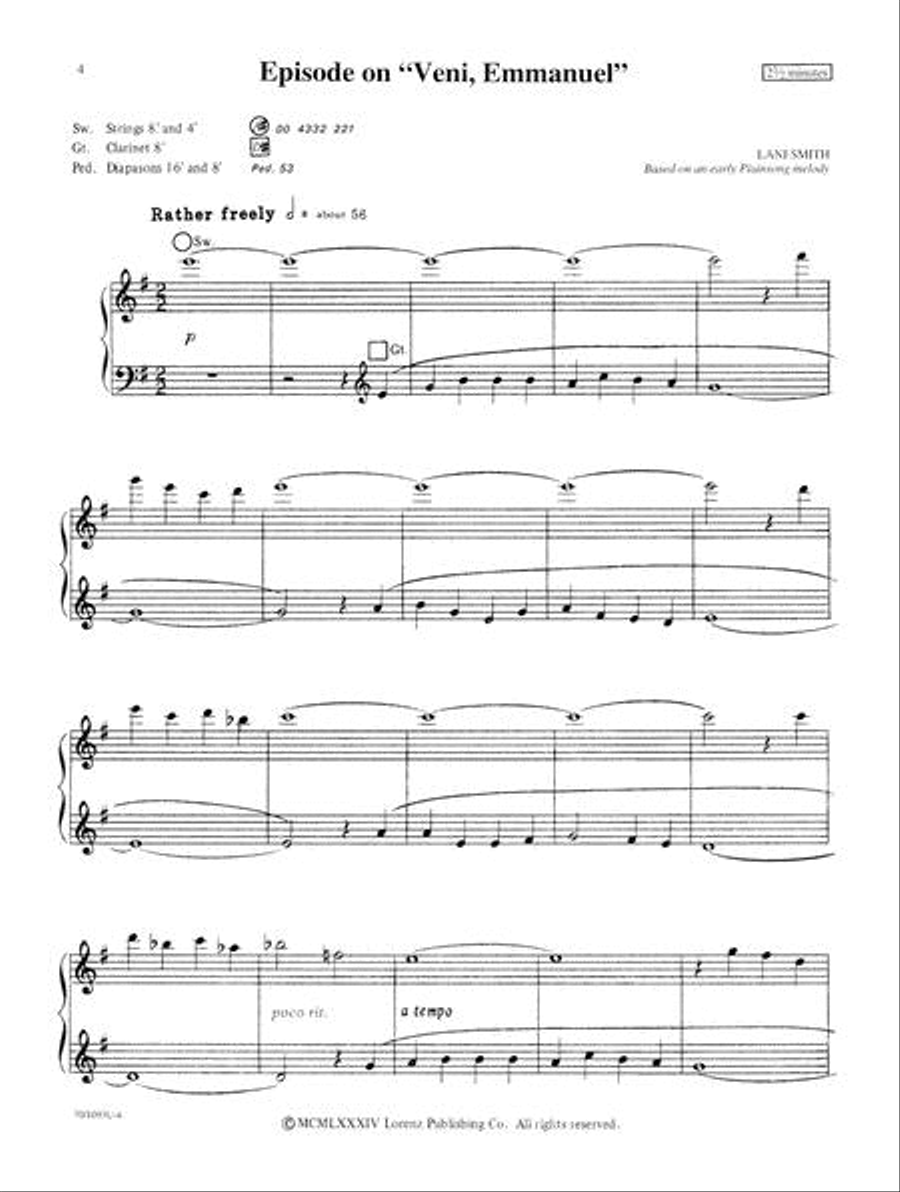 The Organist's Companion for the Church Year, Book I Organ Solo scores gallery preview page 4