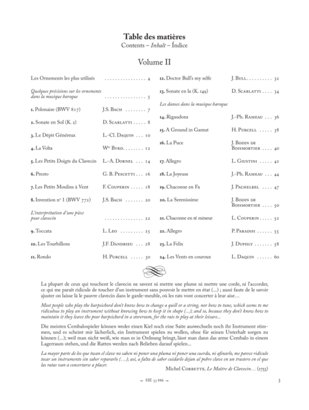 Repertoire Pour Le Clavecin (en 2 Volumes) Volume 2 (6e/7e) (texte Francais, A