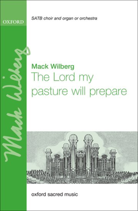 Book cover for The Lord my pasture will prepare