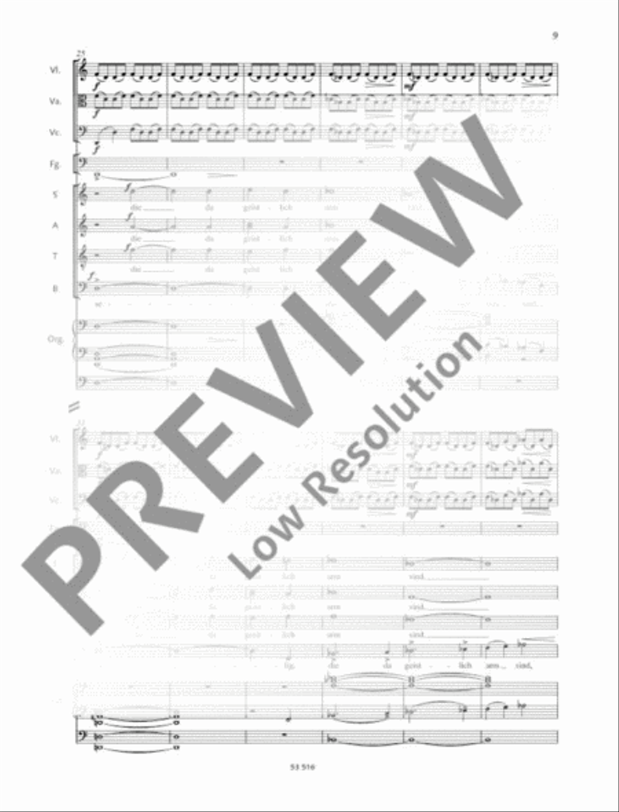 Die Seligpreisungen - in memoriam Leipzig 1989 Mixed Choir scores gallery preview page 10