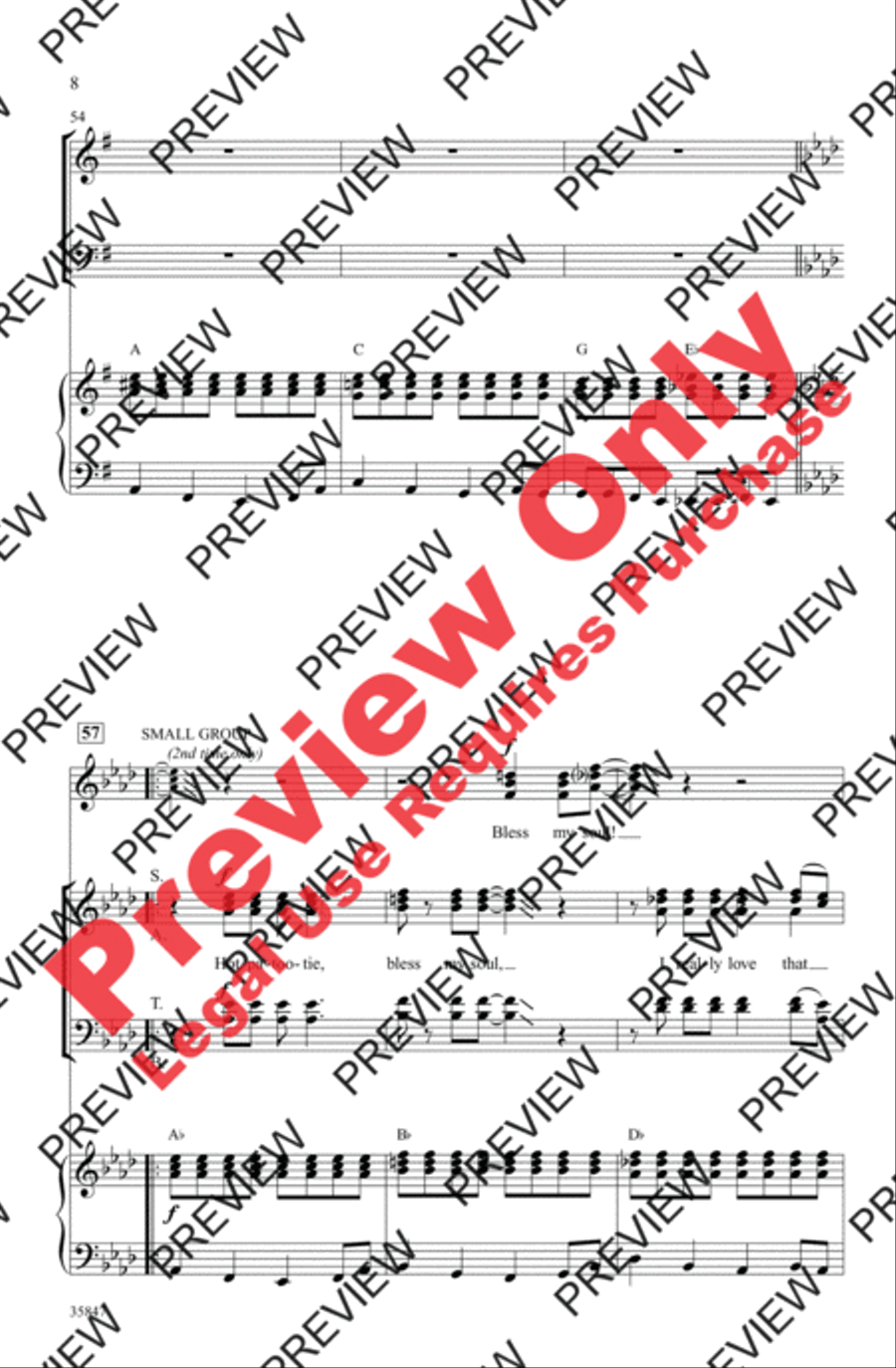 Whatever Happened to Saturday Night 4-Part scores gallery preview page 8