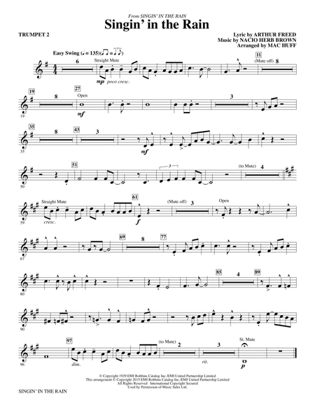 Singin' in the Rain (arr. Mac Huff) - Trumpet 2