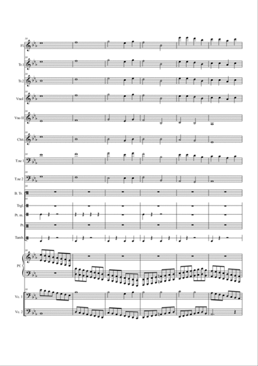 The Great Gate of Kiev - La grande porta di Kiev Large Ensemble scores gallery preview page 5