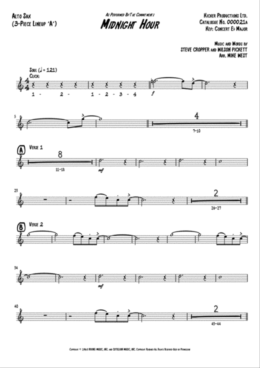 In The Midnight Hour In The Midnight Hour Small Ensemble scores gallery preview page 5