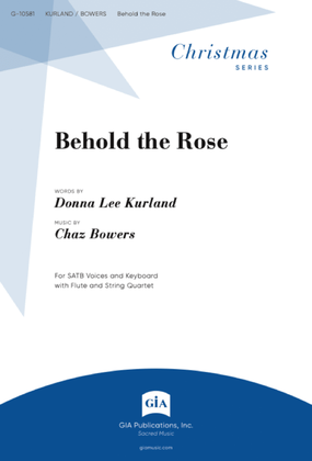 Book cover for Behold the Rose - Full Score and Parts