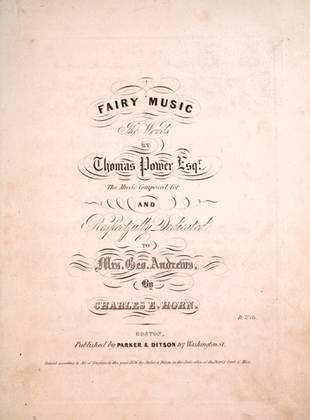 Book cover for Fairy Music