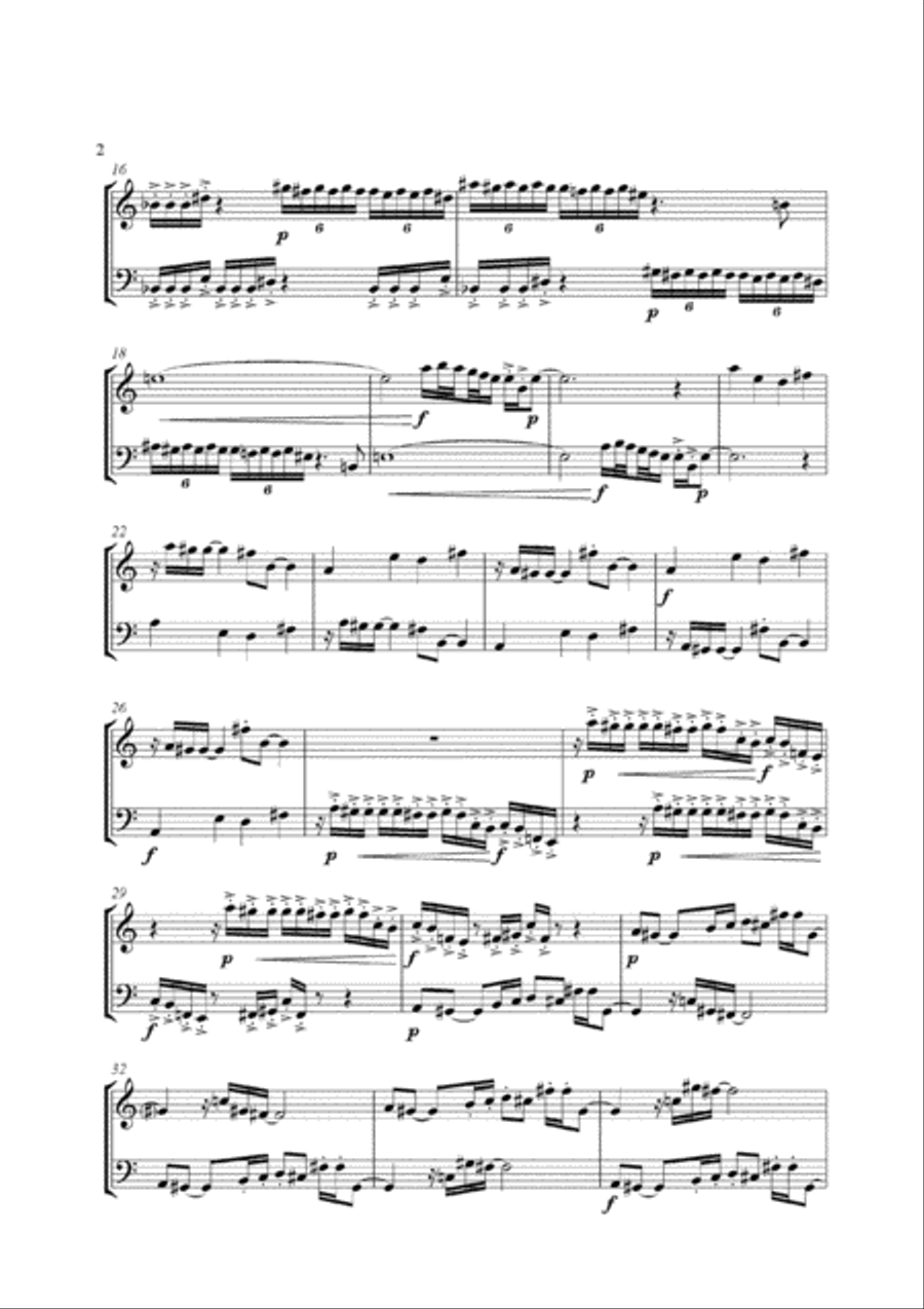 CHALLENGE FOR OBOE AND FAGOTE Small Ensemble scores gallery preview page 2