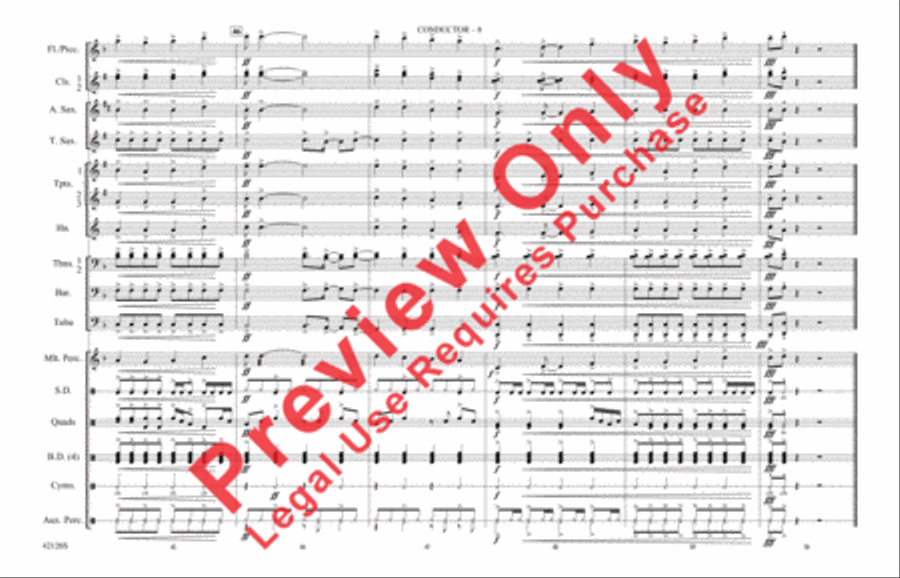 Treasure Marching Band scores gallery preview page 9