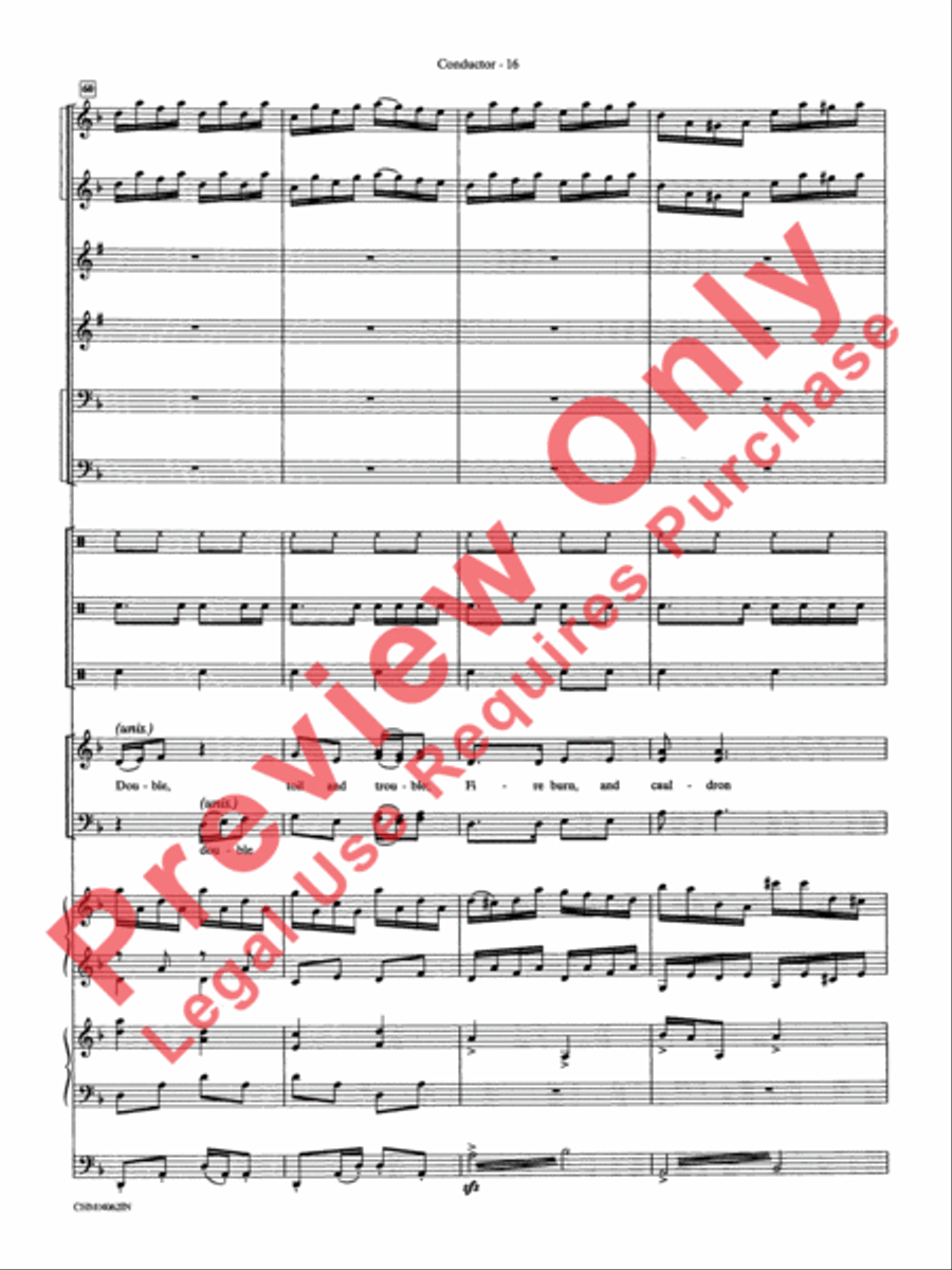 Double Trouble Choir scores gallery preview page 17