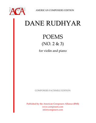 [Rudhyar] Poems No. 2 & 3