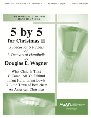 Book cover for Five by Five for Christmas, Vol. 2- Quintet Collection-Digital Download