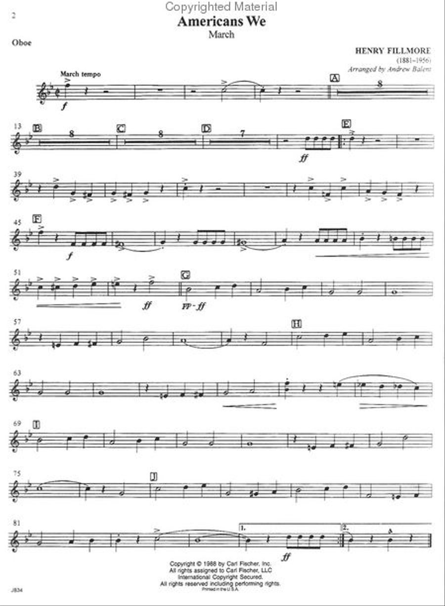 March Spectacular March Spectacular Concert Band Methods scores gallery preview page 2