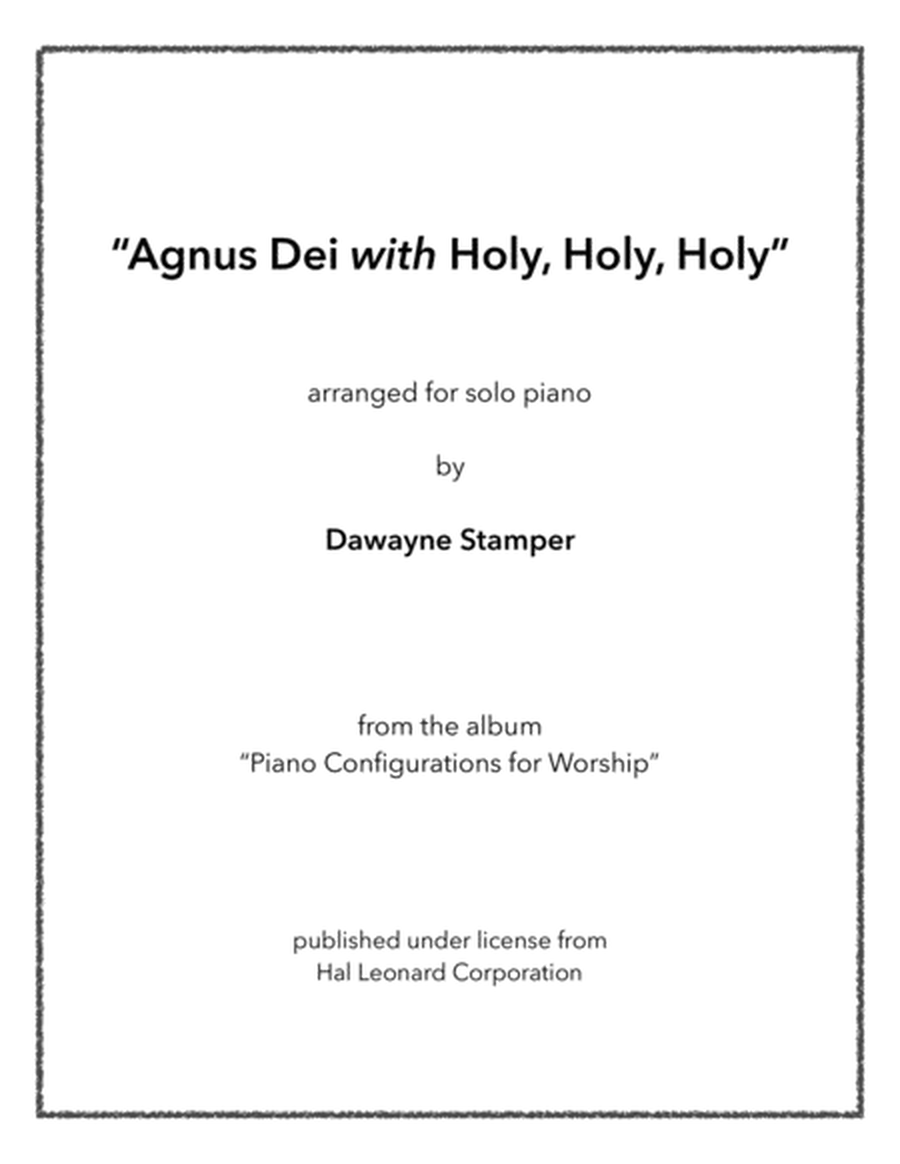 Agnus Dei with Holy, Holy, Holy image number null