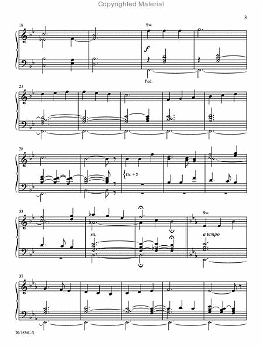 Easy Organ Library, Vol. 54 Organ Solo scores gallery preview page 3