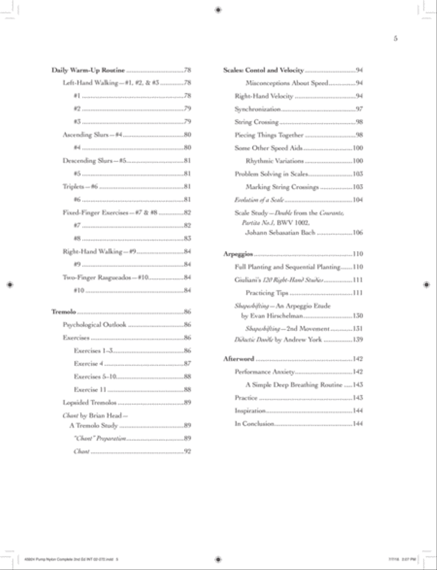 Pumping Nylon -- Complete Acoustic Guitar scores gallery preview page 18