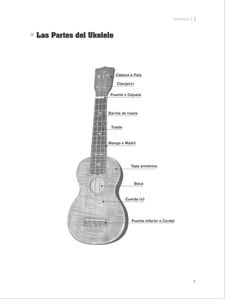 Aprende a Tocar el Ukelele Ukulele scores gallery preview page 8