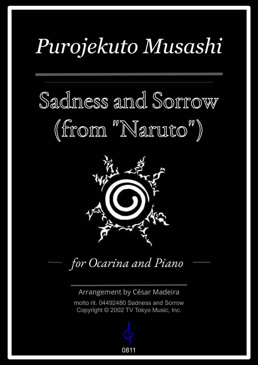 Sadness And Sorrow Ocarina scores gallery preview page 1