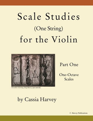 Book cover for Scale Studies (One String) for the Violin, Part One, One-Octave Scales