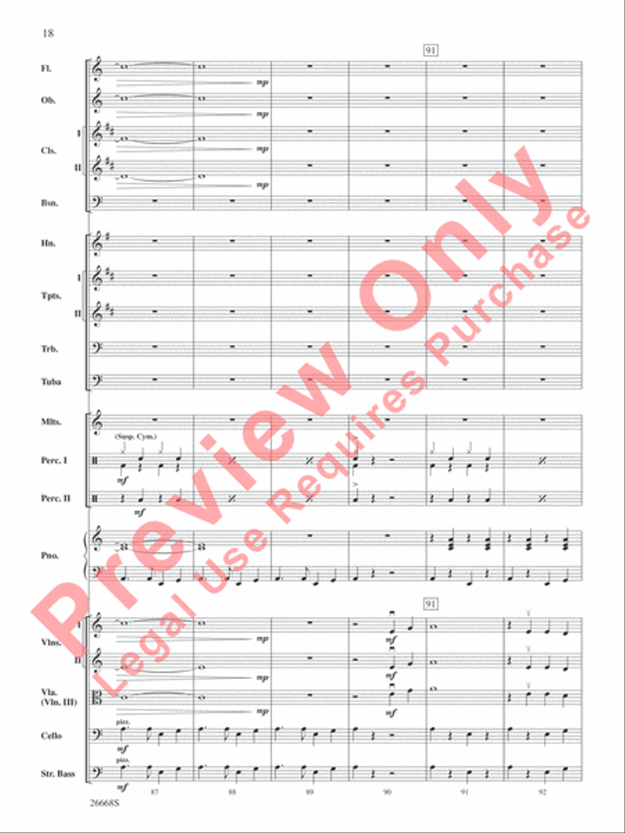 Grease Full Orchestra scores gallery preview page 19