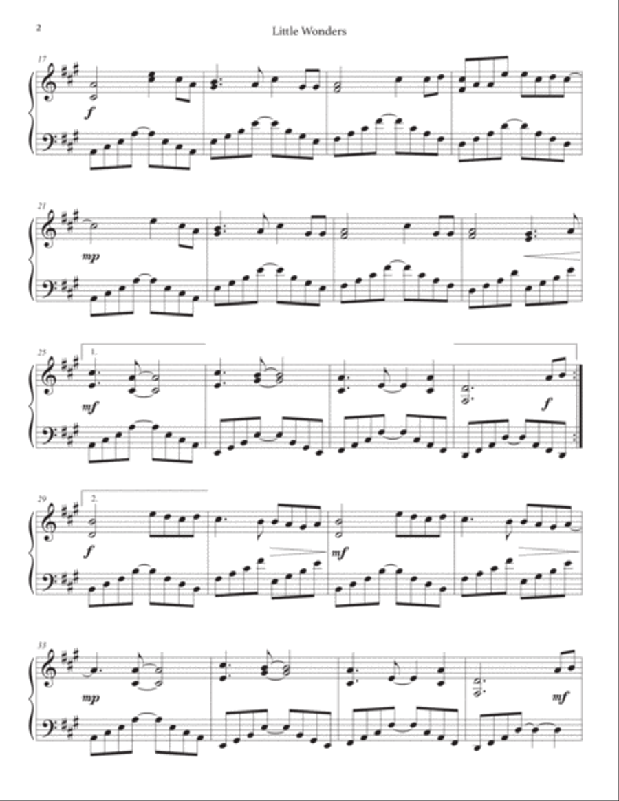 Little Wonders Harp scores gallery preview page 2