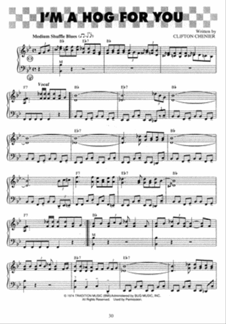 Clifton Chenier - King of Zydeco Accordion scores gallery preview page 4