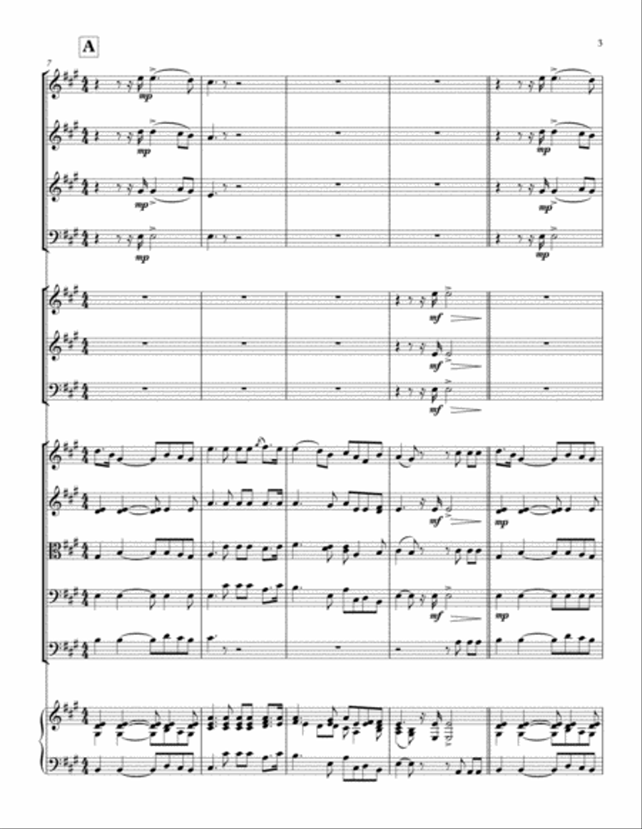 Four Songs Without Words (Mendelssohn), for chamber orchestra Chamber Orchestra scores gallery preview page 3