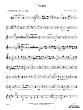 Tribute: (wp) 1st B-flat Trombone T.C.