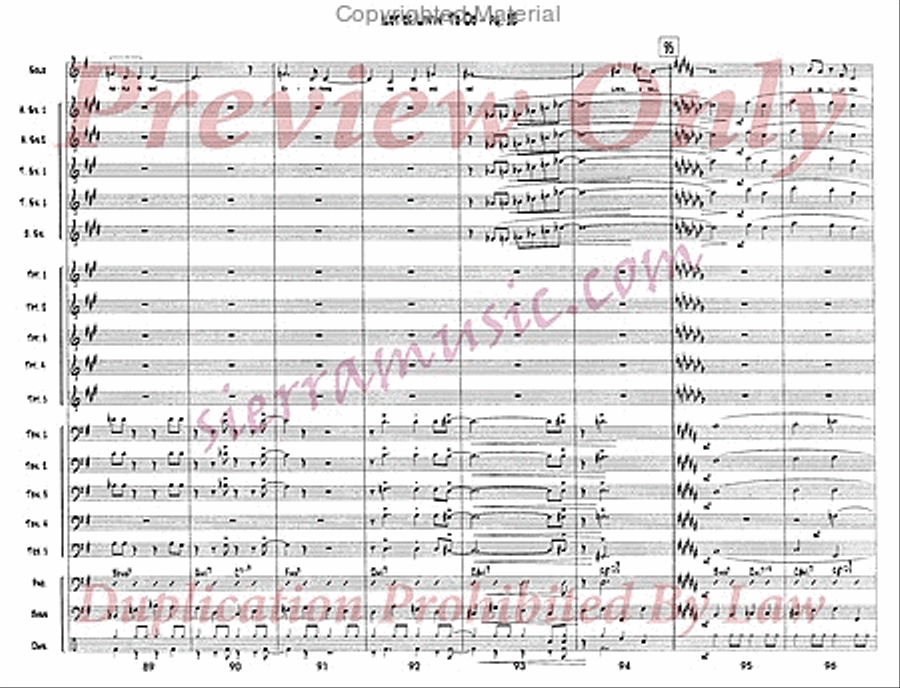 Lot Of Livin' To Do Jazz Ensemble scores gallery preview page 13
