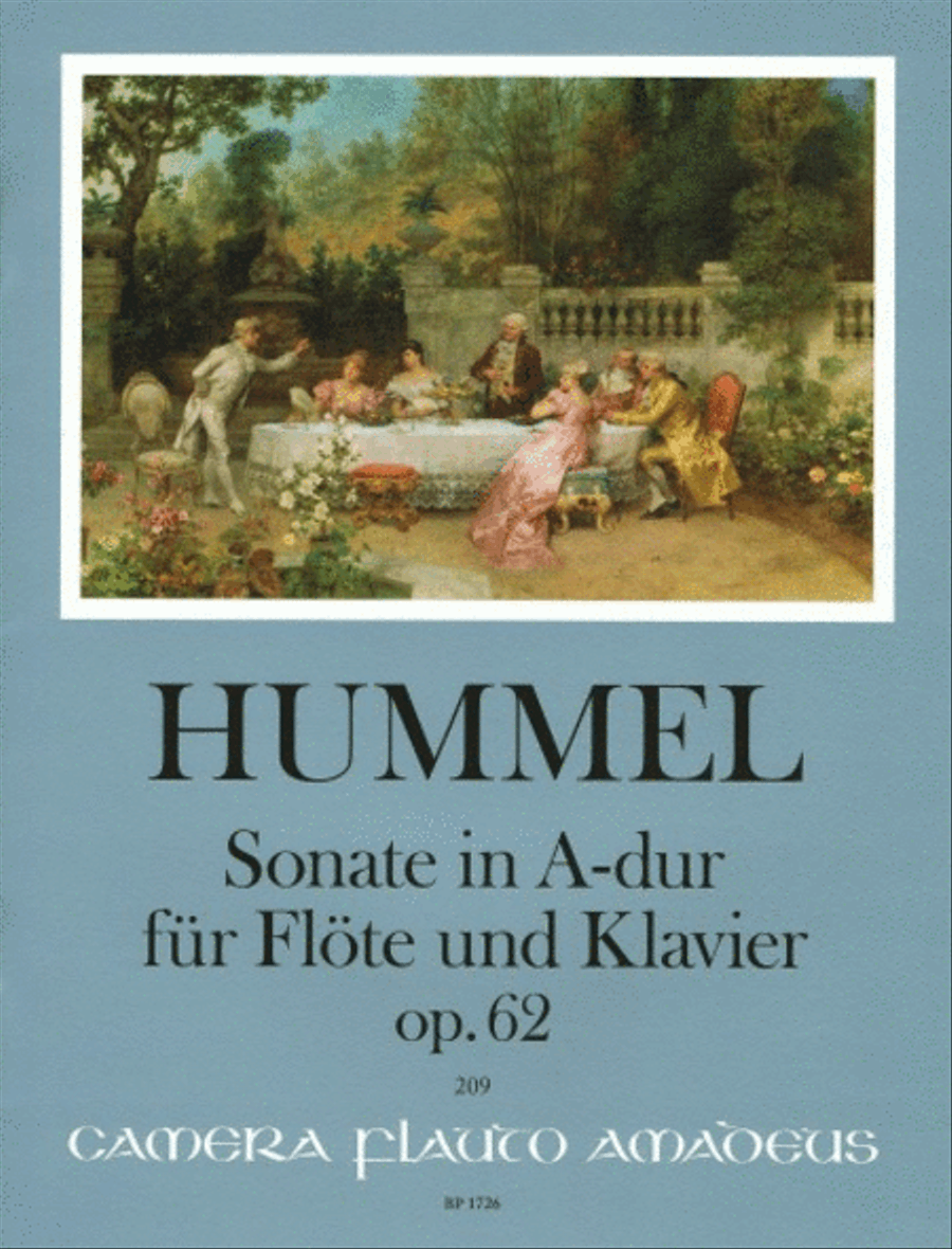 Sonata op. 62 Sonata op. 62 Flute Solo scores gallery preview page 1