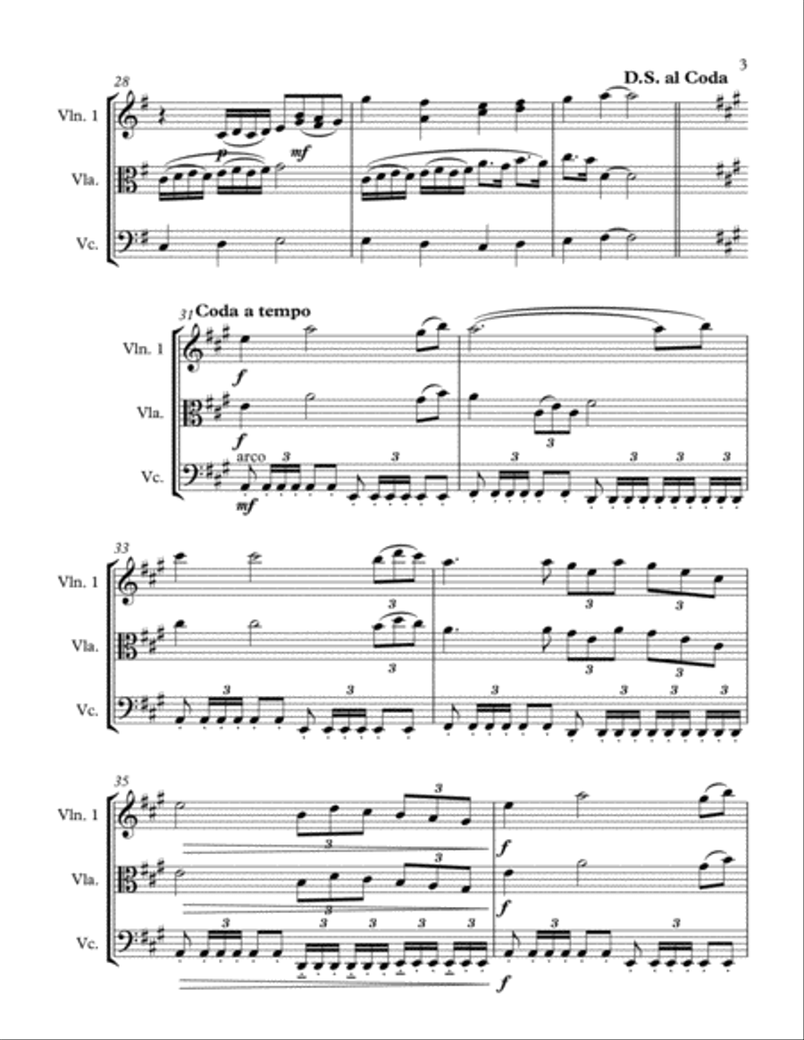 Time To Say Goodbye String Trio scores gallery preview page 4