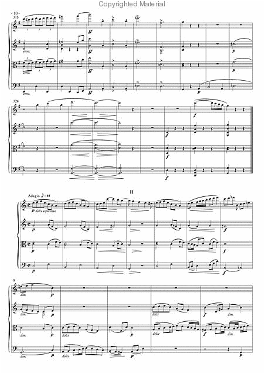 Quartet Flute scores gallery preview page 3
