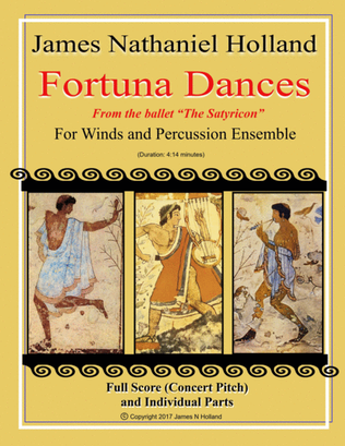 Fortuna Dances from The Satyricon Ballet for Woodwinds and Percussion Ensemble
