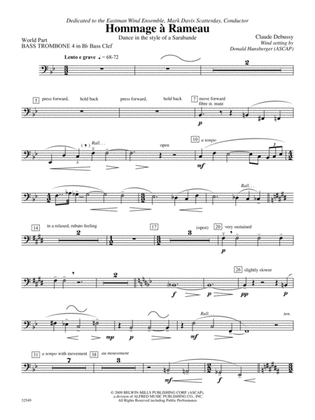 Hommage à Rameau: (wp) Bb Trombone B.C. 4