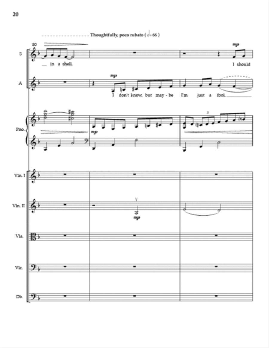 Flight (Full Score and Parts) SSA scores gallery preview page 19