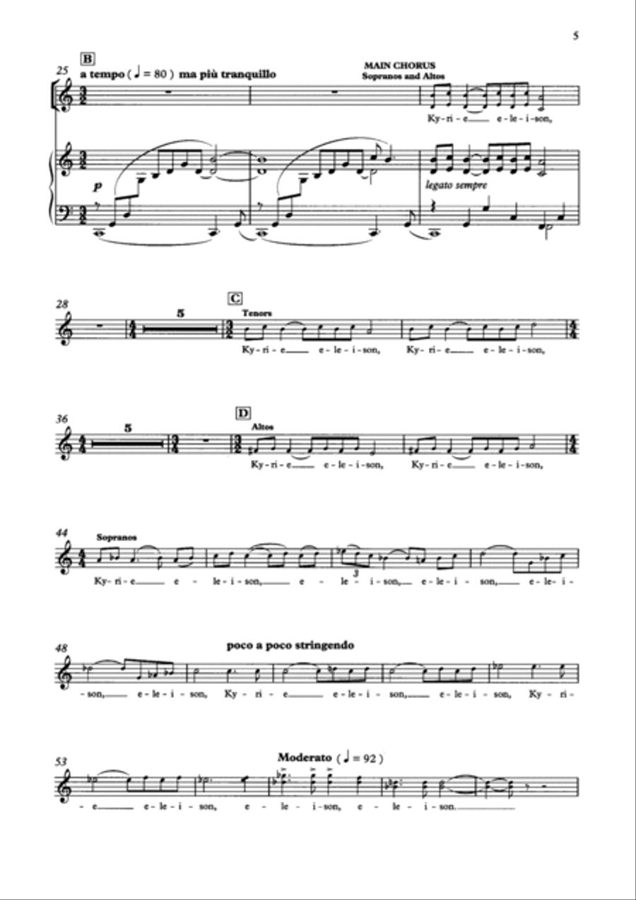 Mass of the Children Children's Choir scores gallery preview page 4