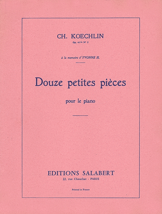 Book cover for 12 Petites Pieces