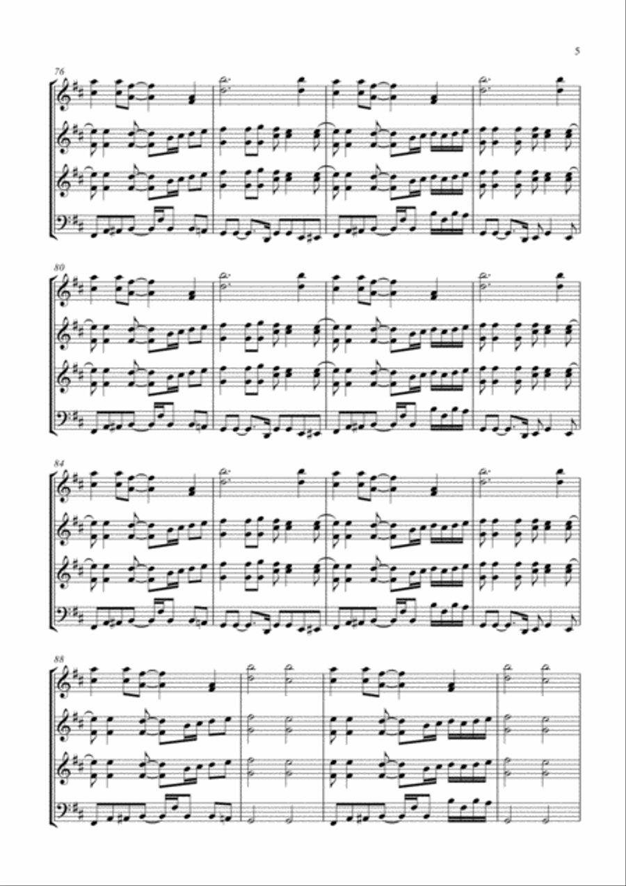 Ain't No Mountain High Enough String Trio scores gallery preview page 5