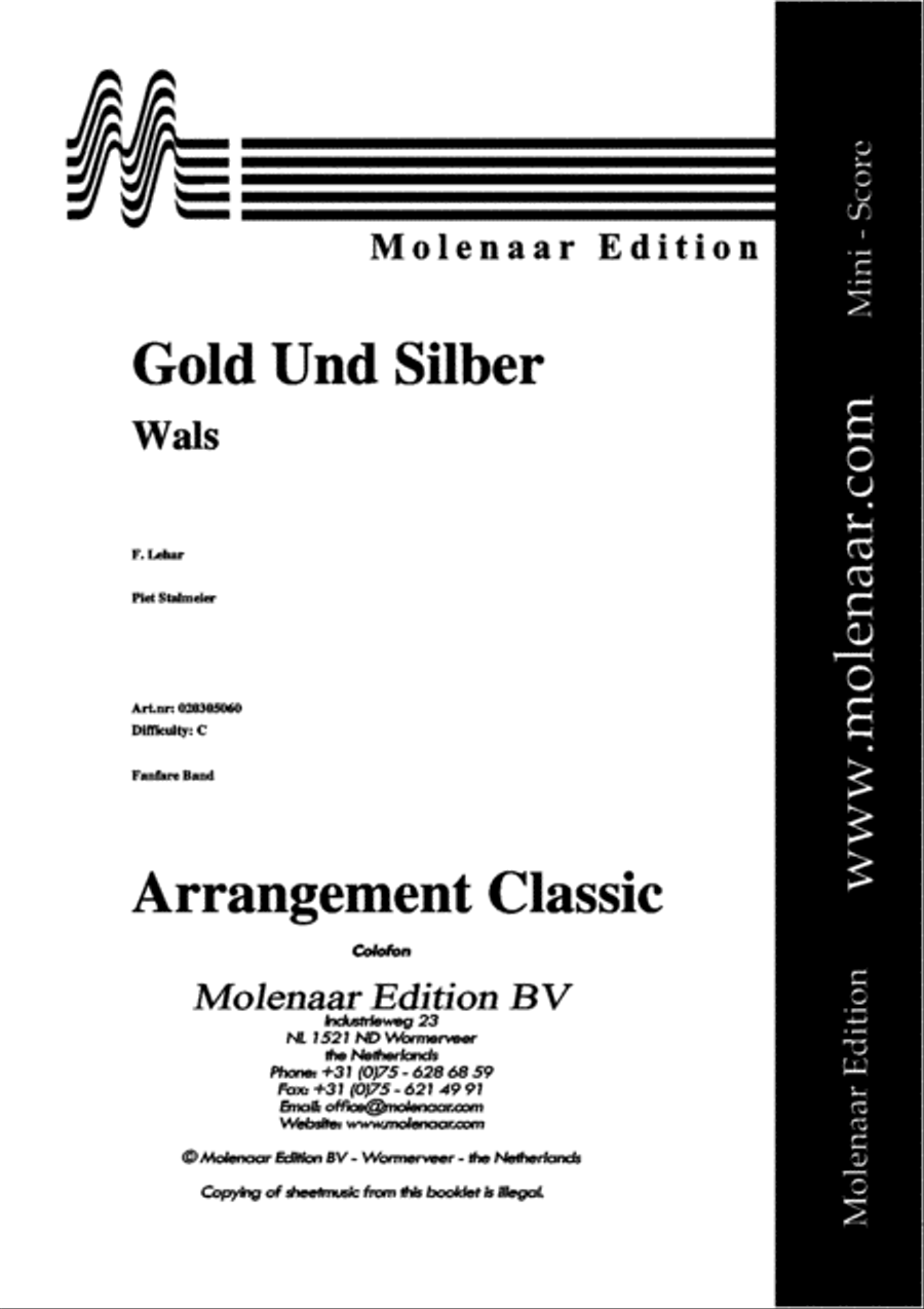 Gold Und Silber Gold Und Silber Fanfare Band scores gallery preview page 2