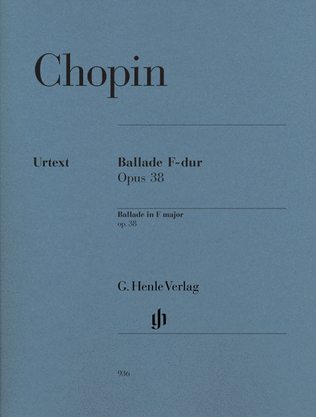 Book cover for Ballade in F Major, Op. 38