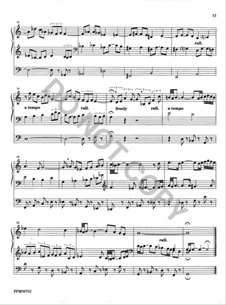 Twelve Organ Trios Twelve Organ Trios Organ scores gallery preview page 13