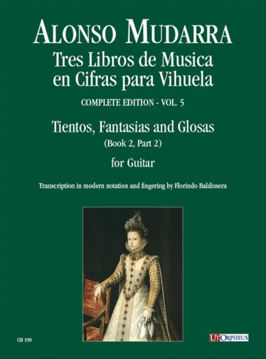 Tres Libros de Musica en Cifras para Vihuela (Sevilla 1546) - Vol. 5: Tientos, Fantasias and Glosas for Guitar solo (Book 2, Part 2) Acoustic Guitar scores gallery preview page 1
