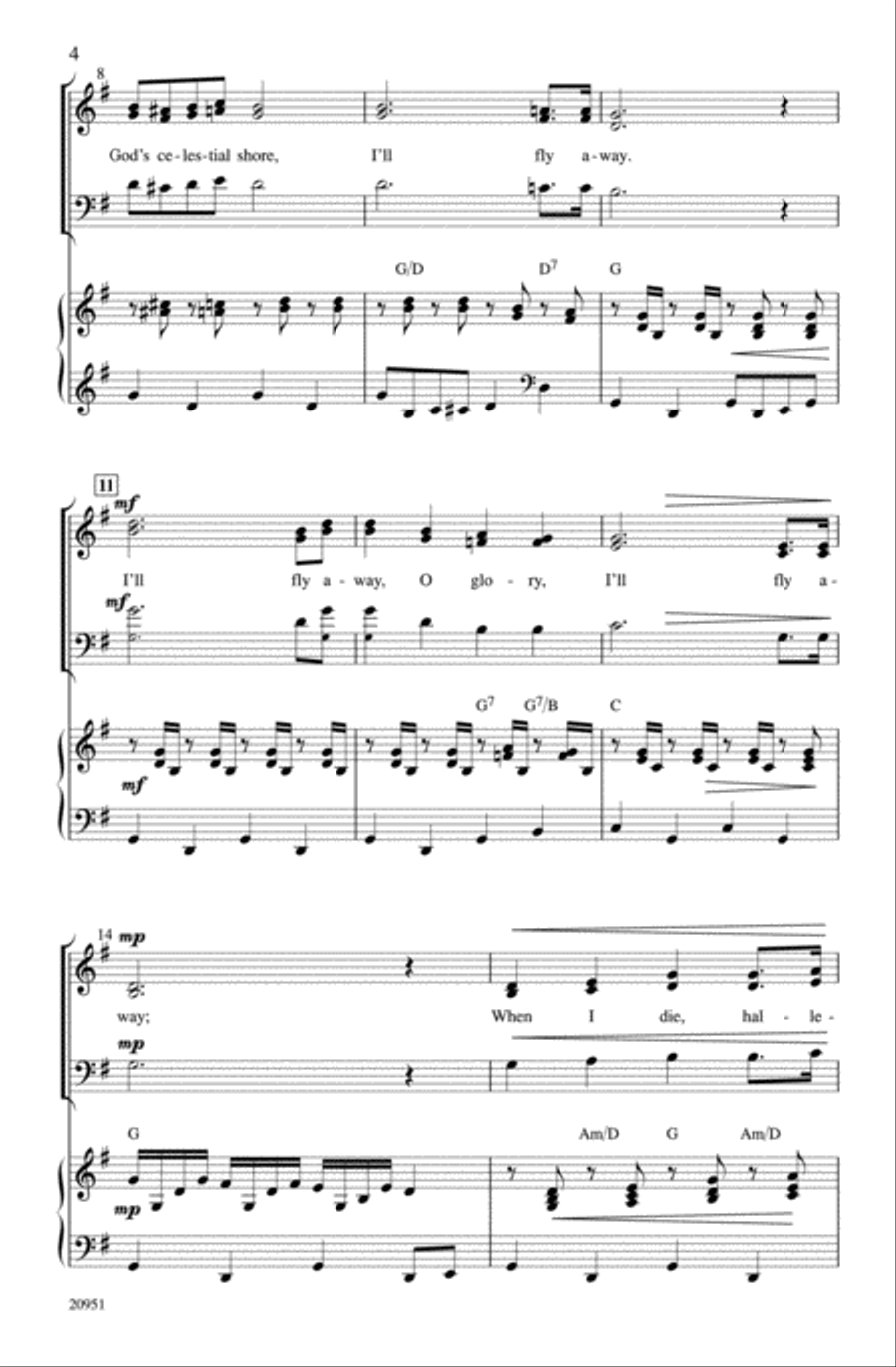 Fly Away Medley 3-Part scores gallery preview page 3