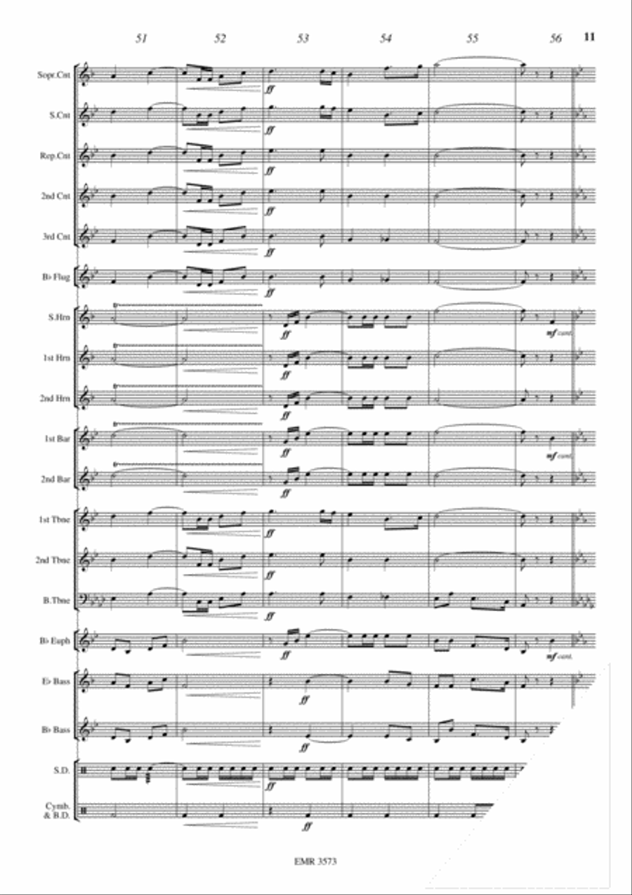 Walking with God Brass Band scores gallery preview page 12
